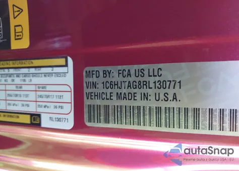 2024 Jeep Gladiator Sport S from USA, damaged, VIN 1C6HJTAG8RL130771